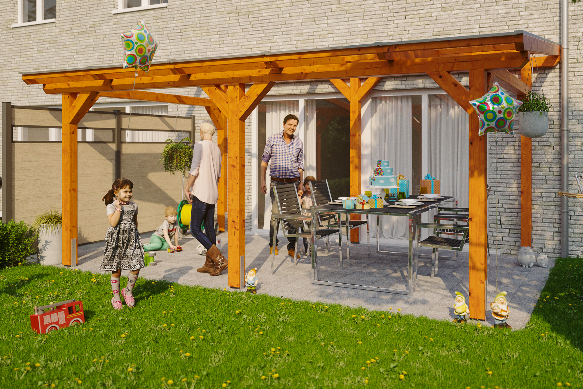 Terrassenüberdachung Siena 1 Terrassenüberdachung Siena