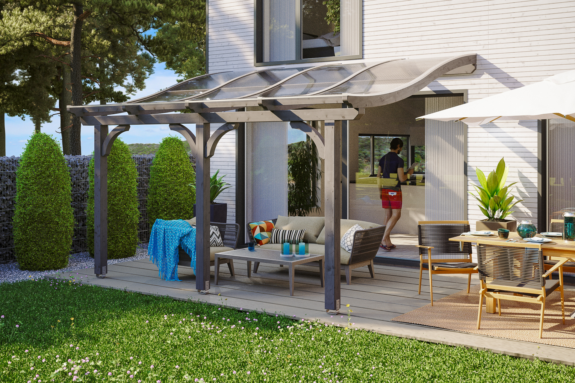 Terrassenüberdachung Venezia 1 Terrassenüberdachung Venezia