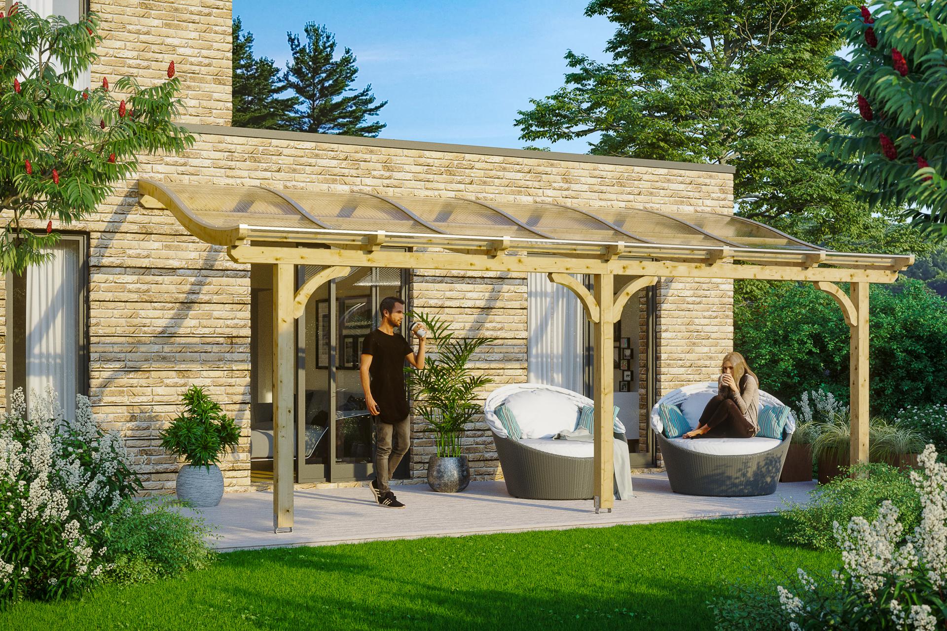 Terrassenüberdachung Venezia 1 Terrassenüberdachung Venezia