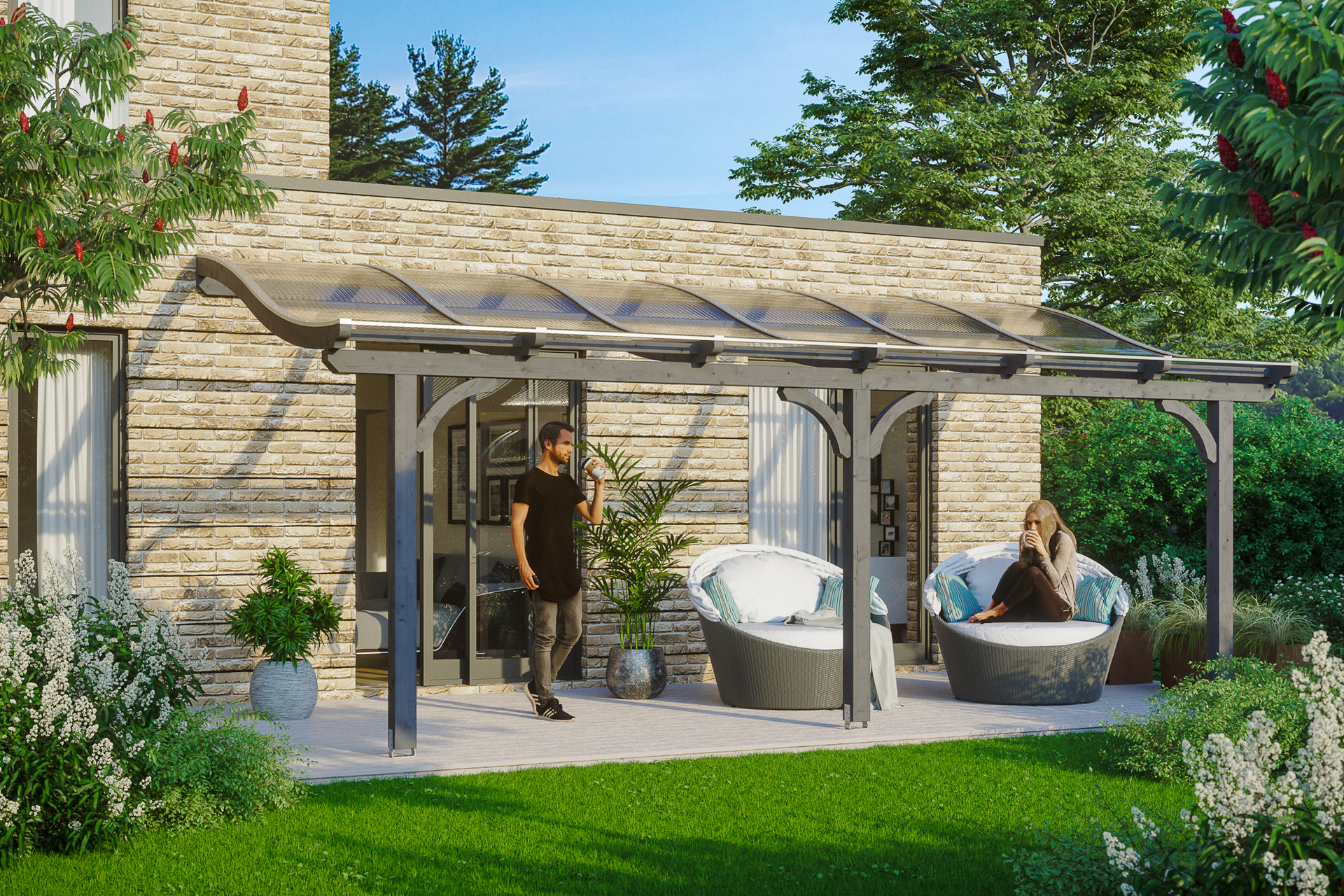 Terrassenüberdachung Venezia 1 Terrassenüberdachung Venezia