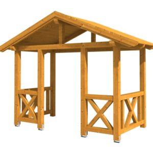 Vordach Stralsund 7 Satteldach