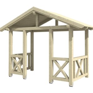 Vordach Stralsund 7 Satteldach