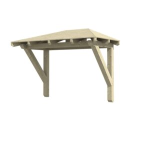 Vordach Wismar 1 Walmdach