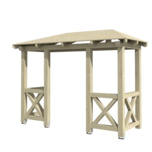 Vordach Wismar 5 Walmdach