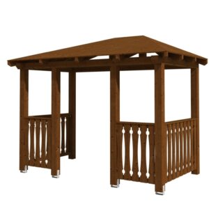 Vordach Wismar 8 Walmdach