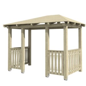 Vordach Wismar 8 Walmdach