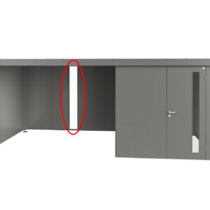 Lichtpaneel für Seitendach zu Gerätehaus