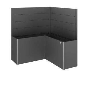 Sichtschutz zu Pflanzbeet Belvedere L-Form ohne Acrylglas