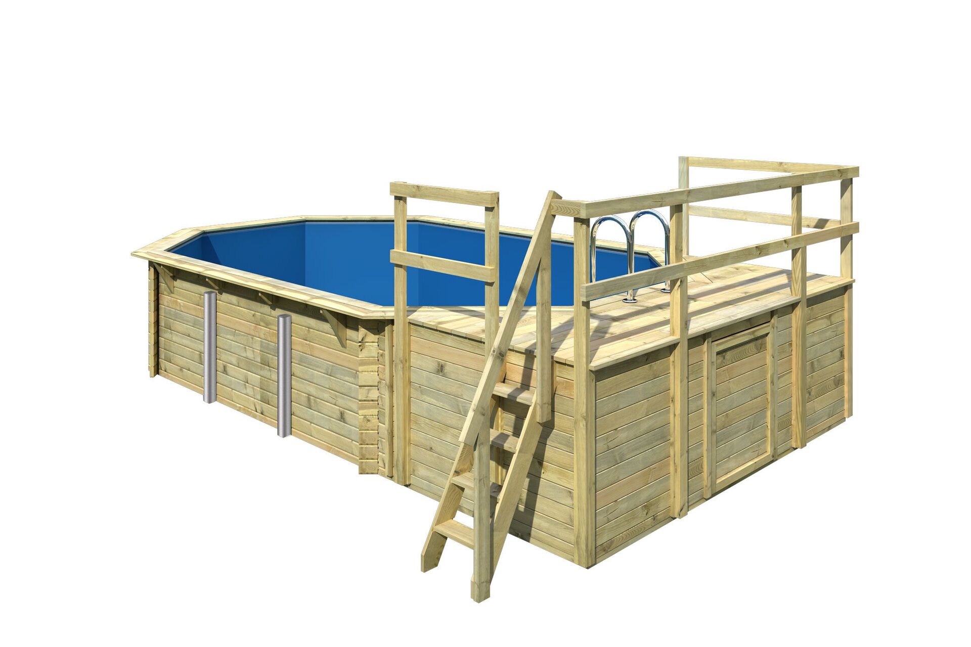 Holz-Pool Modell 4 1 Holz-Pool Modell 4
