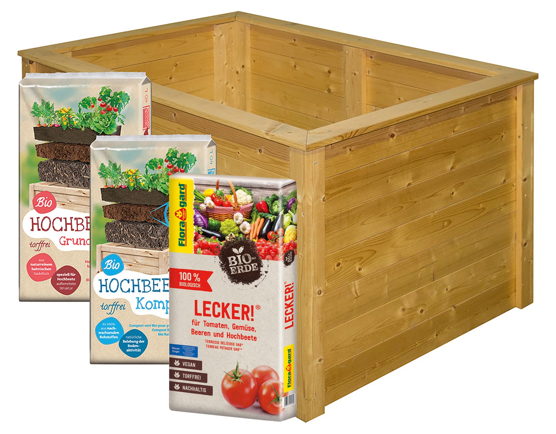 Hochbeet-Set inkl. Füllung 1 Hochbeet-Set inkl. Füllung