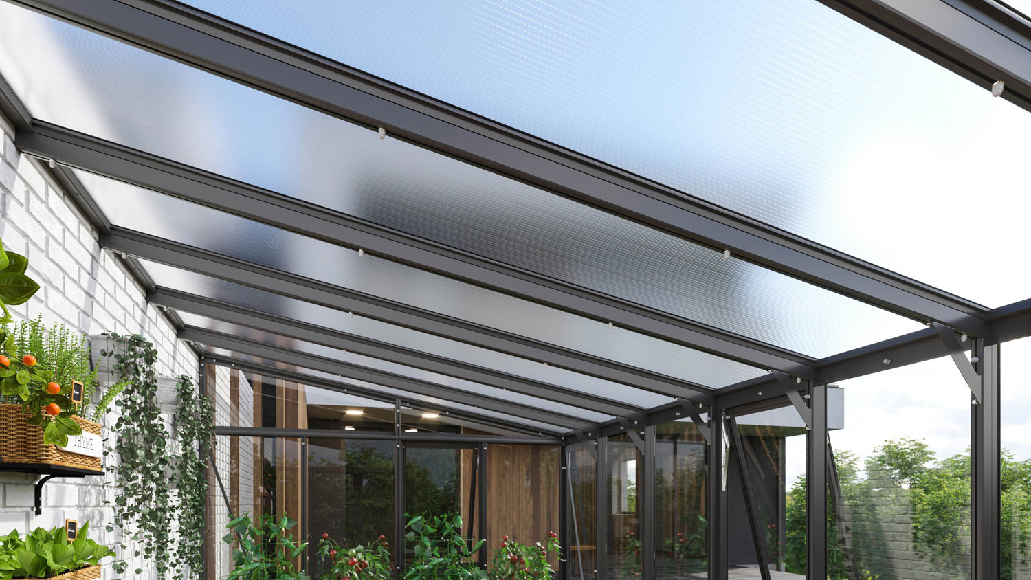 Pavillon-Nachrüstsatz, schwarz 1 Pavillon-Nachrüstsatz, schwarz