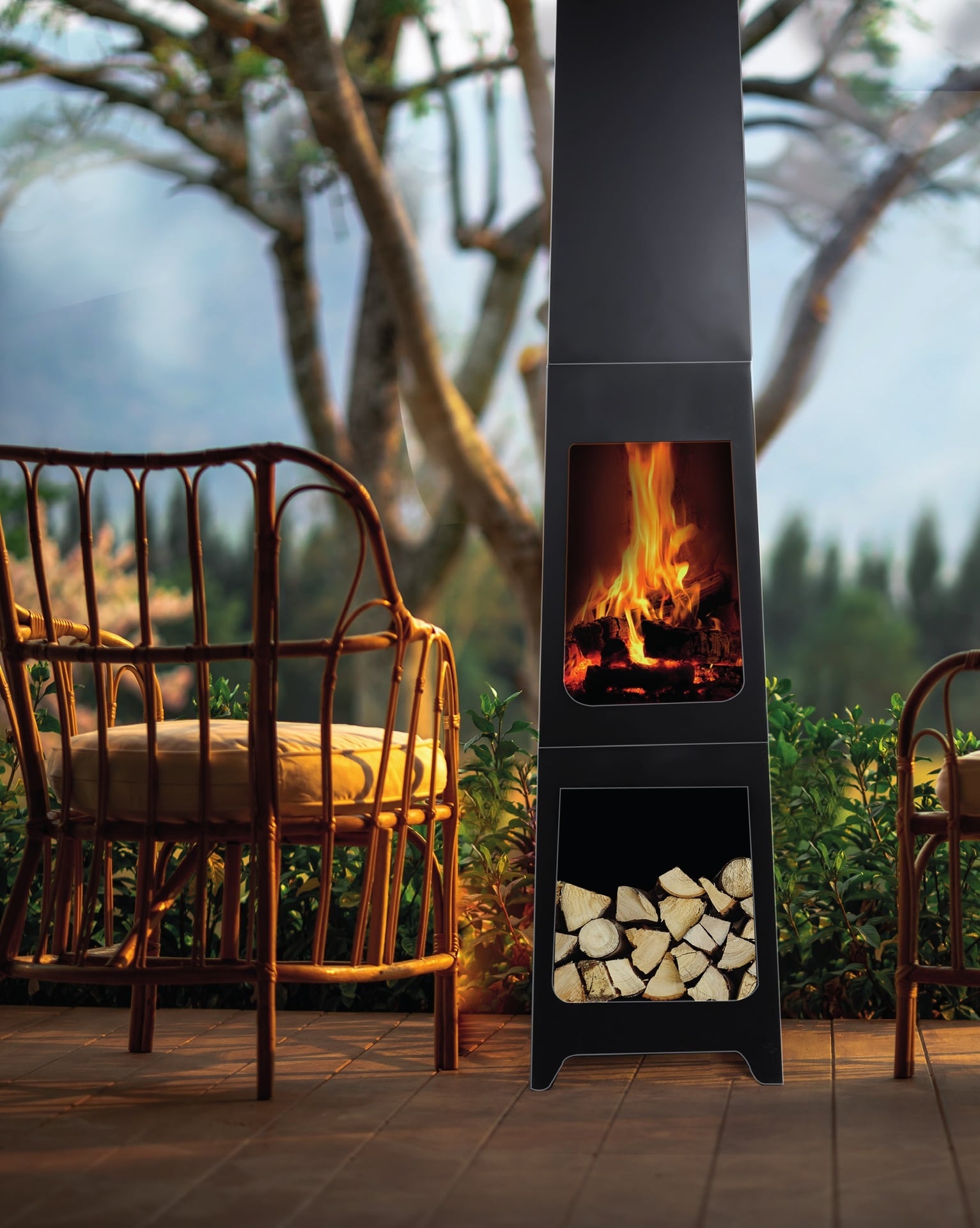 Gartenkamin " Nizza " 1 Gartenkamin " Nizza "