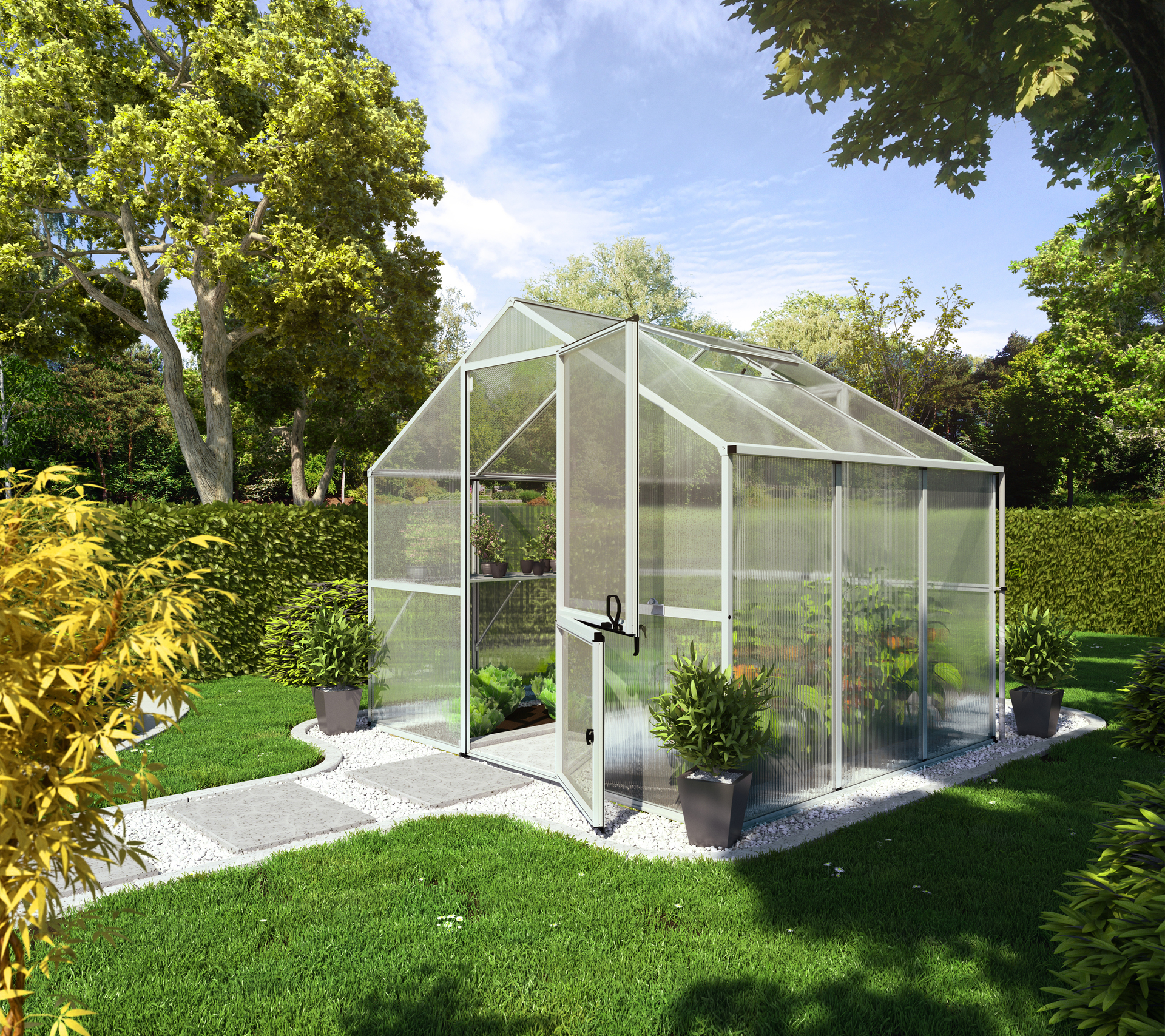 Gewächshaus Enzian 1 Gewächshaus Enzian