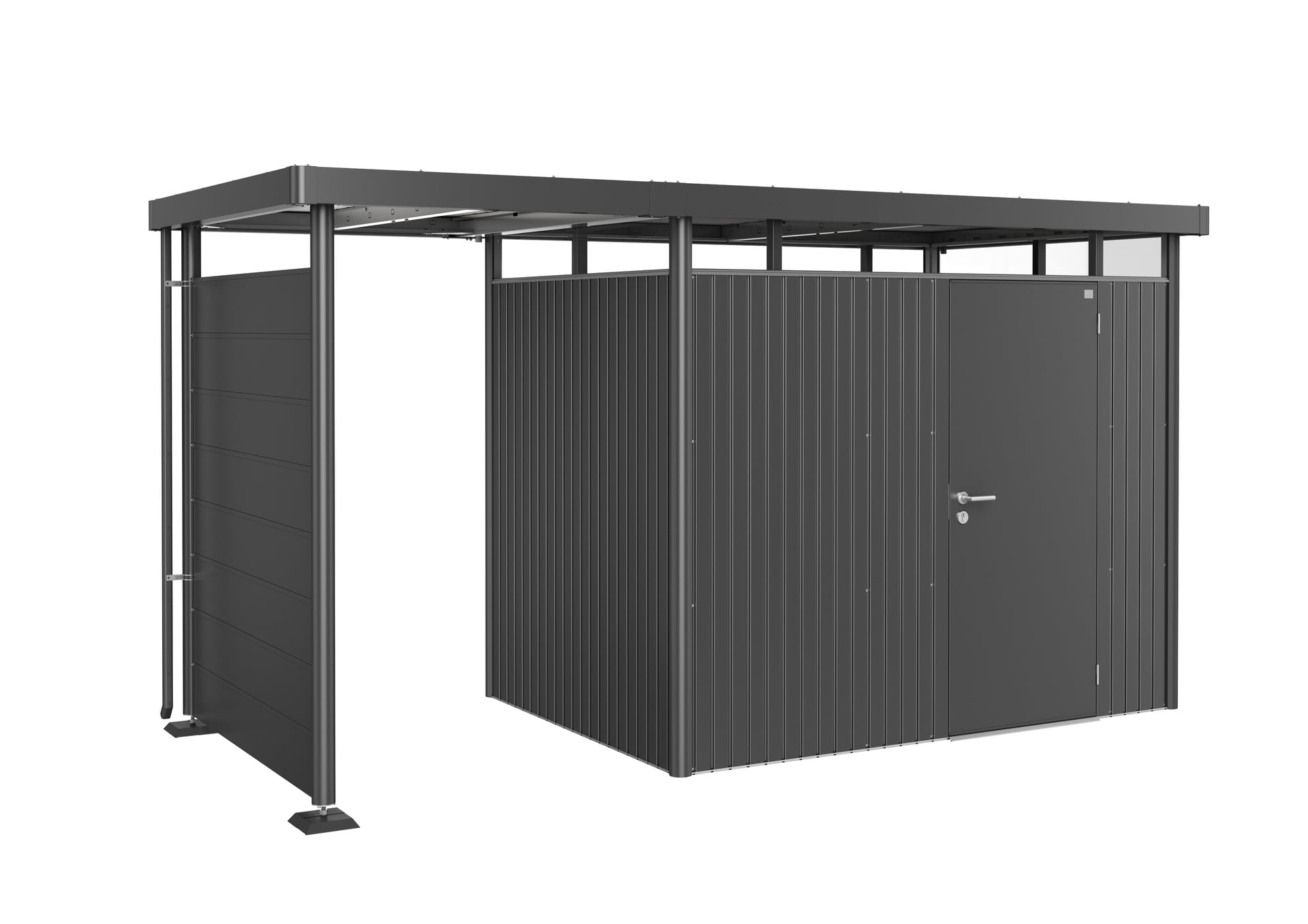 Seitendach zu Gerätehaus HighLine 1 Seitendach zu Gerätehaus HighLine