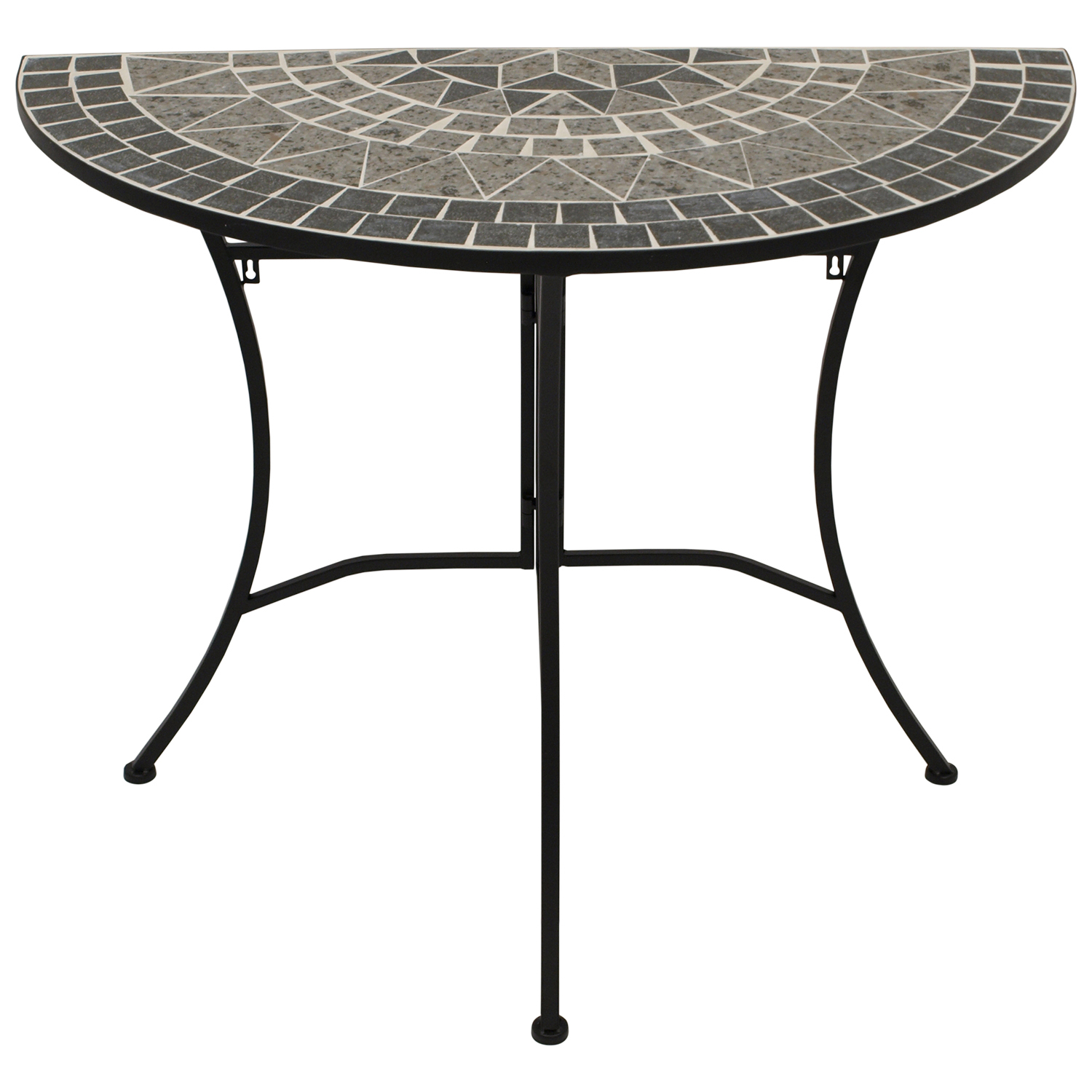 Wandtisch 90x45cm halbrund 1 Wandtisch 90x45cm halbrund