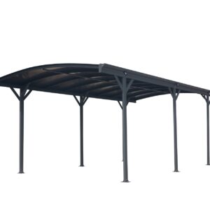 Carport Rundbogen anthrazit