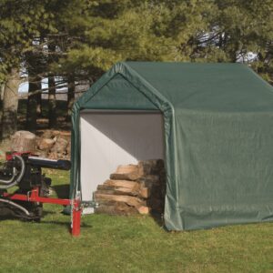 Foliengerätehaus grün 180x180 cm