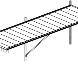Tischgestell für Gewächshaus Santini