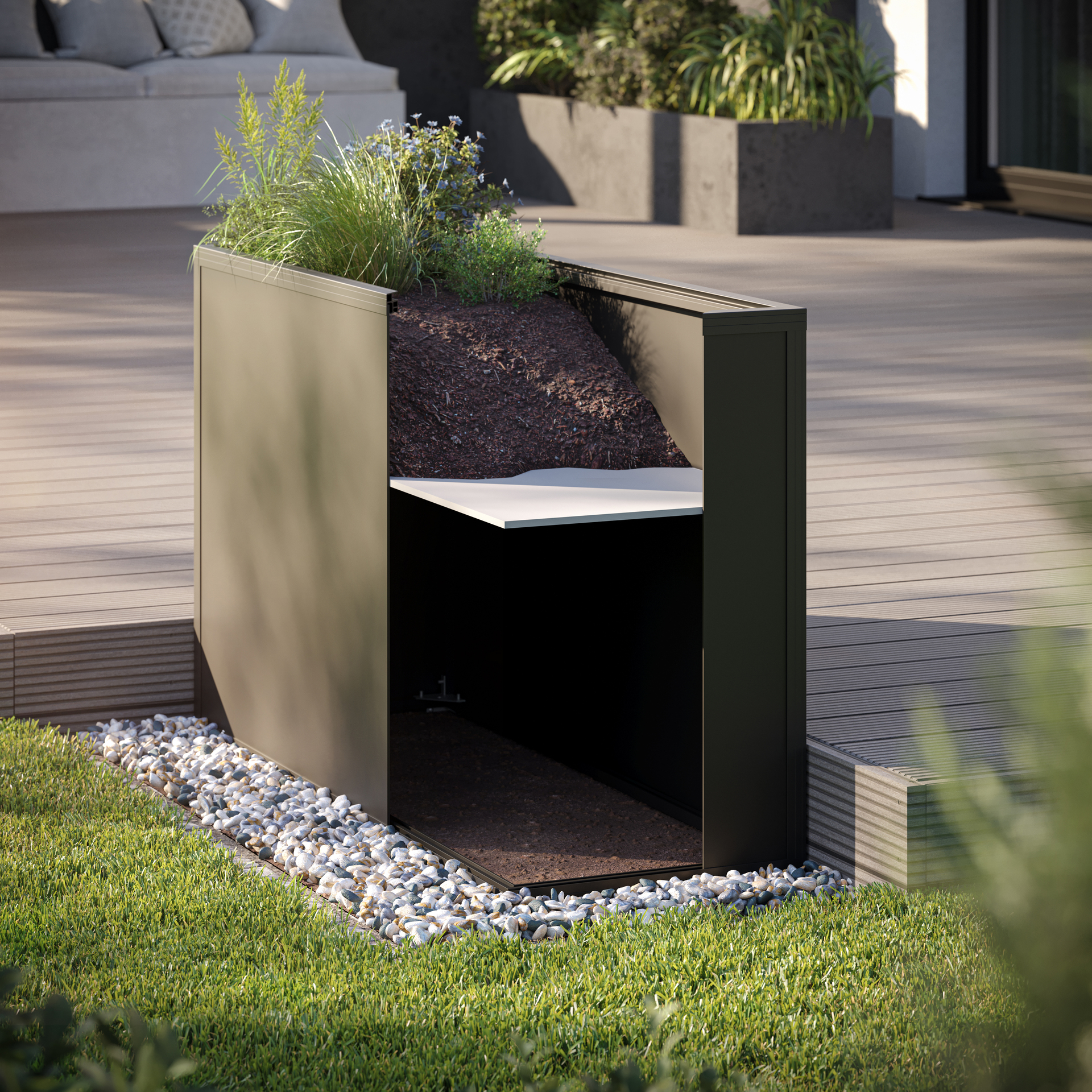 Zwischenboden für Aluminium-Hochbeet 1 Zwischenboden für Aluminium-Hochbeet