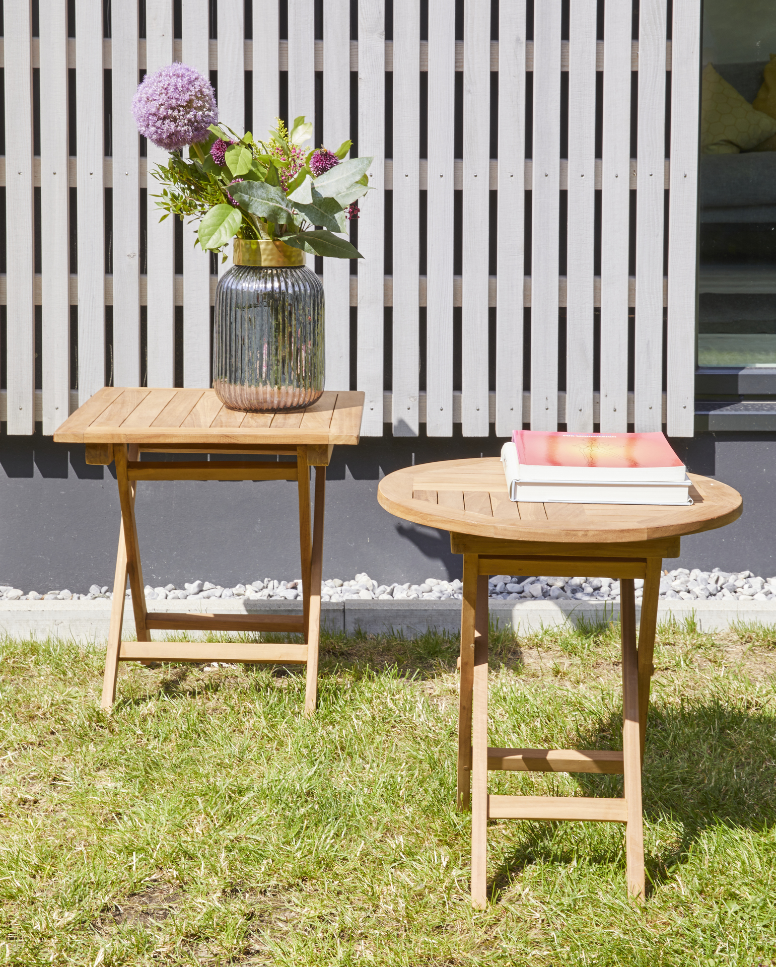 Beistelltisch Riva rund, Ø50x50cm, Teak FSC 1 Beistelltisch Riva rund, Ø50x50cm, Teak FSC