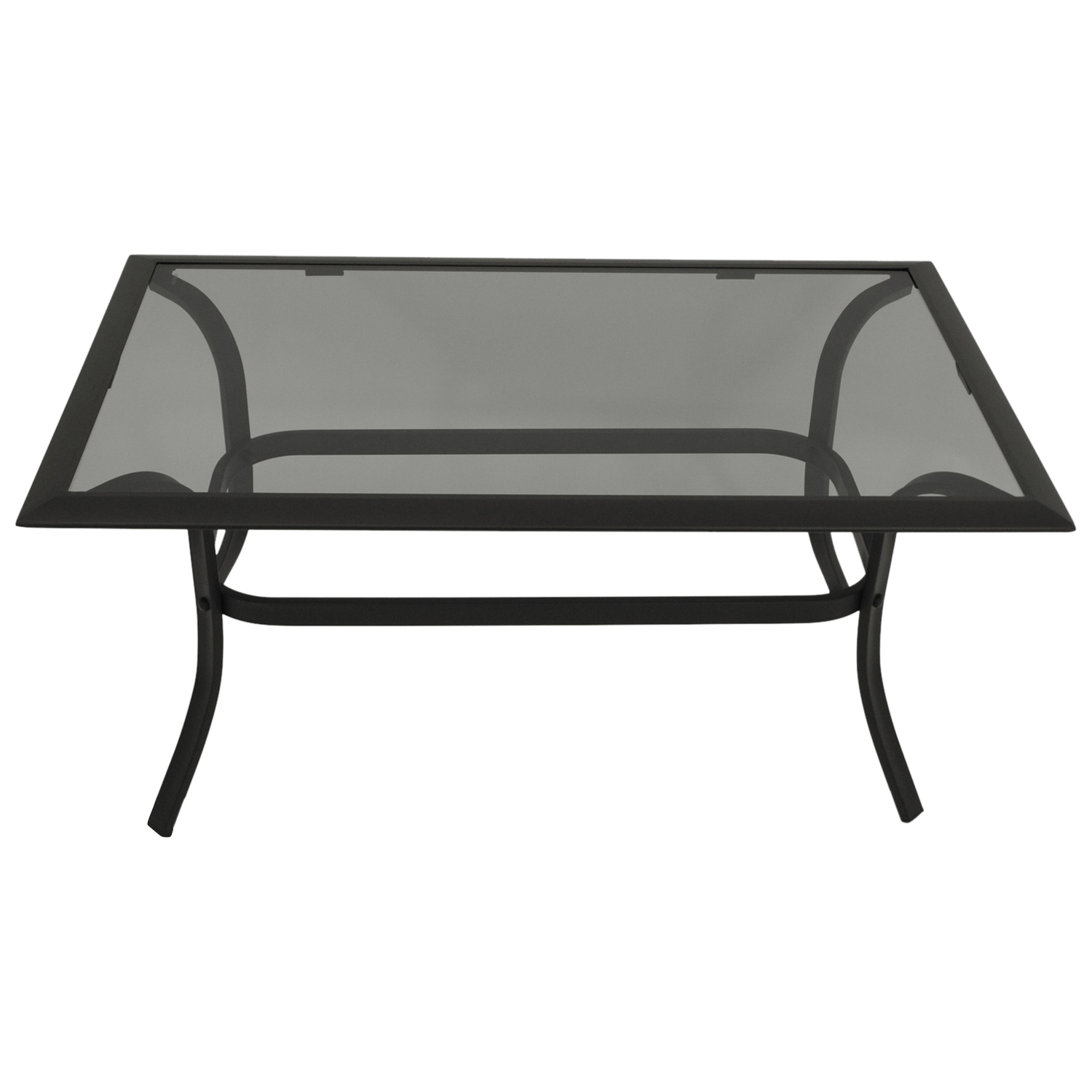 Beistelltisch Aluminium/Glas 1 Beistelltisch Aluminium/Glas