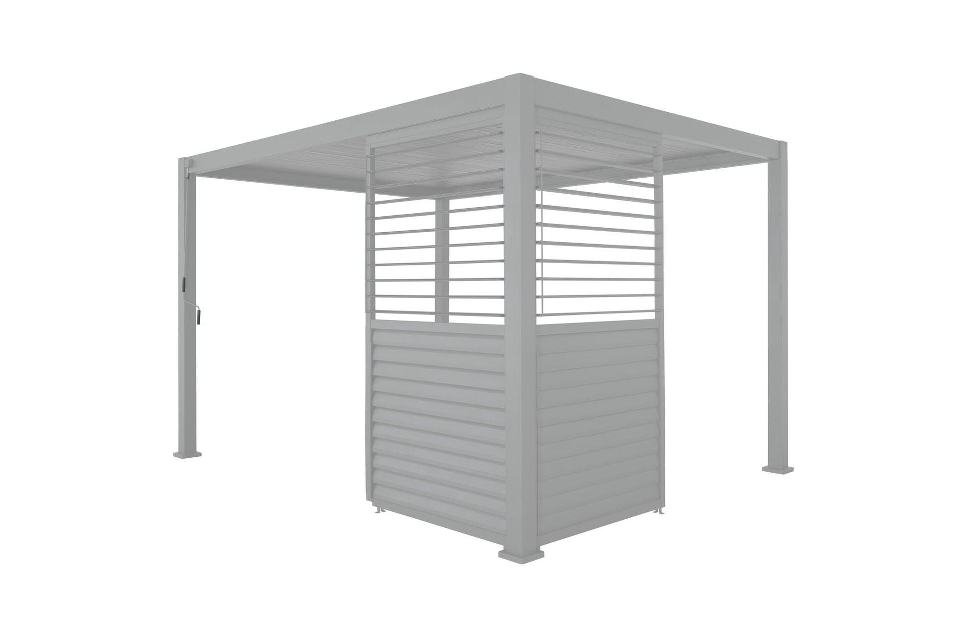 Pergola-Lamellenwand flexibel zu Classic/Deluxe 111 1 Pergola-Lamellenwand flexibel zu Classic/Deluxe 111