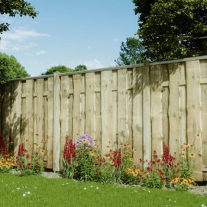 Abdeckleiste für Bohlenzäune