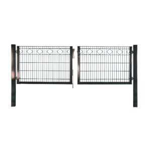 CARO Doppeltor anthrazit  inkl. Pfosten