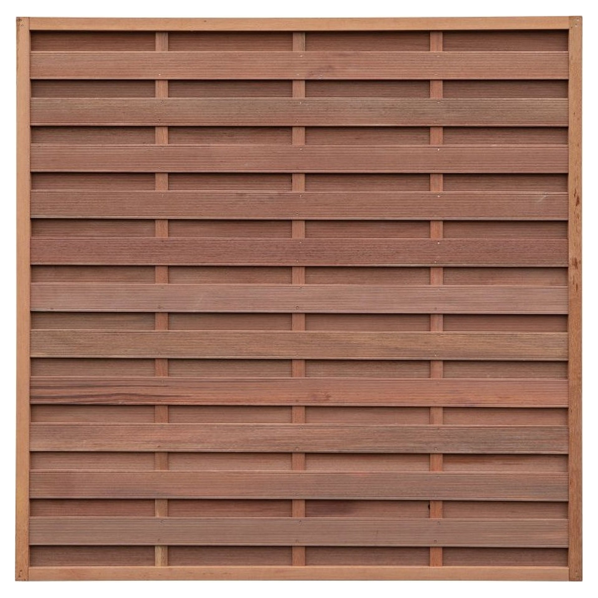 FORTIS-Dichtzaun, Keruing 180x180 cm 1 FORTIS-Dichtzaun, Keruing 180x180 cm