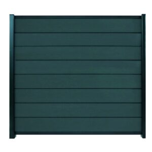 GOTLAND-Serie WPC-Steckzaunsystem Zaunset für ein Zaunfeld