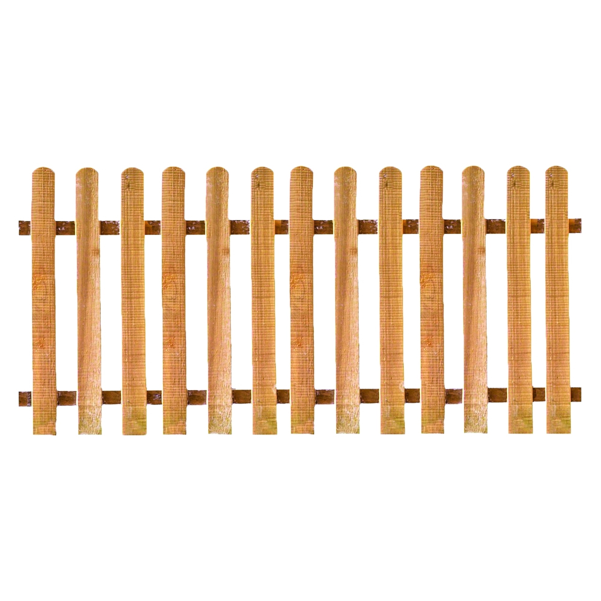 LUKA-Staketenzaun Eiche 1 LUKA-Staketenzaun Eiche