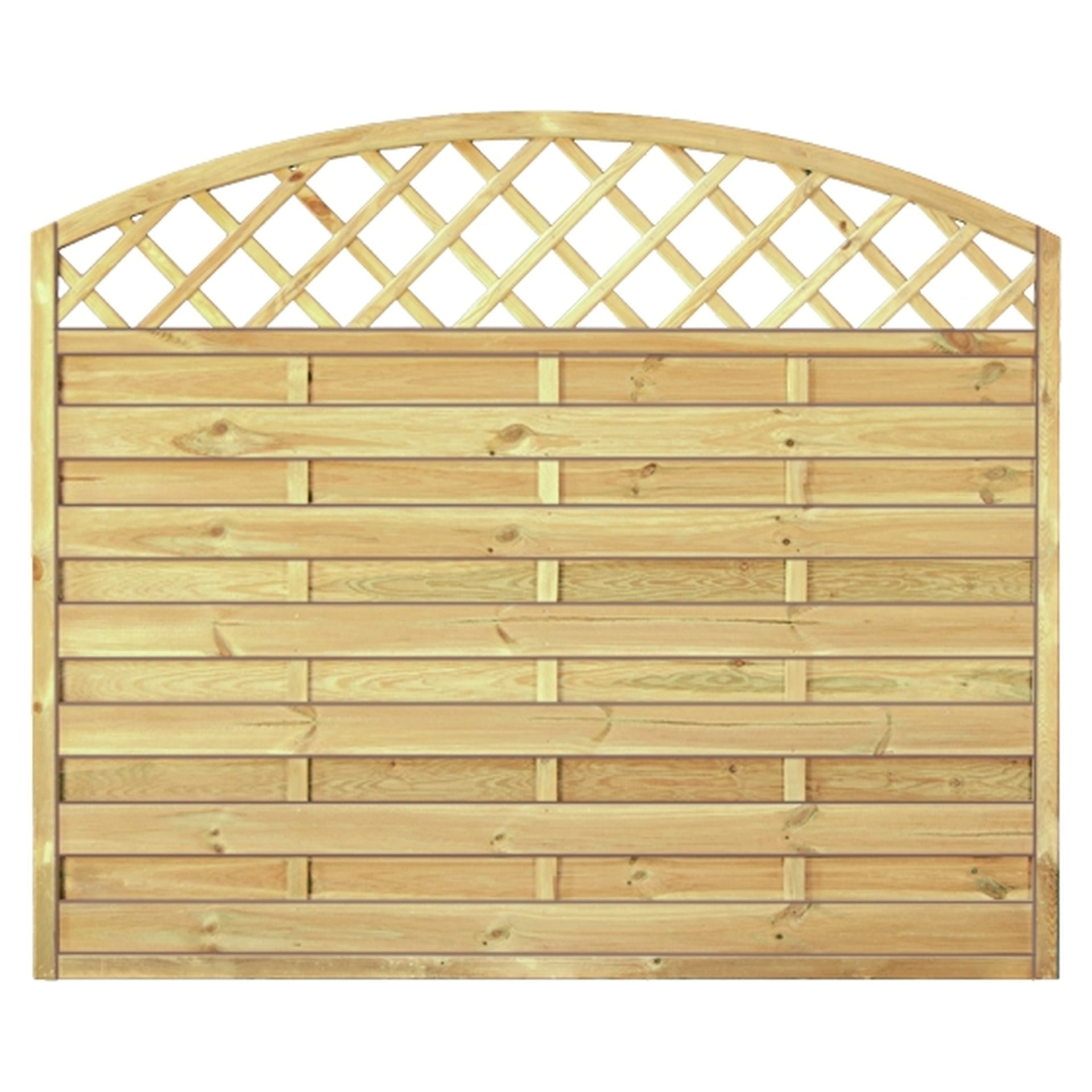 Maxi-Bogen Ranki, Lamellen geriffelt & geschraubt 1 Maxi-Bogen Ranki, Lamellen geriffelt & geschraubt