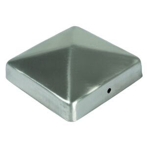 Pfostenabdeckung aus Metall 9x9 cm