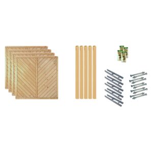 Sichtschutz Zaun-Set CHICAGO