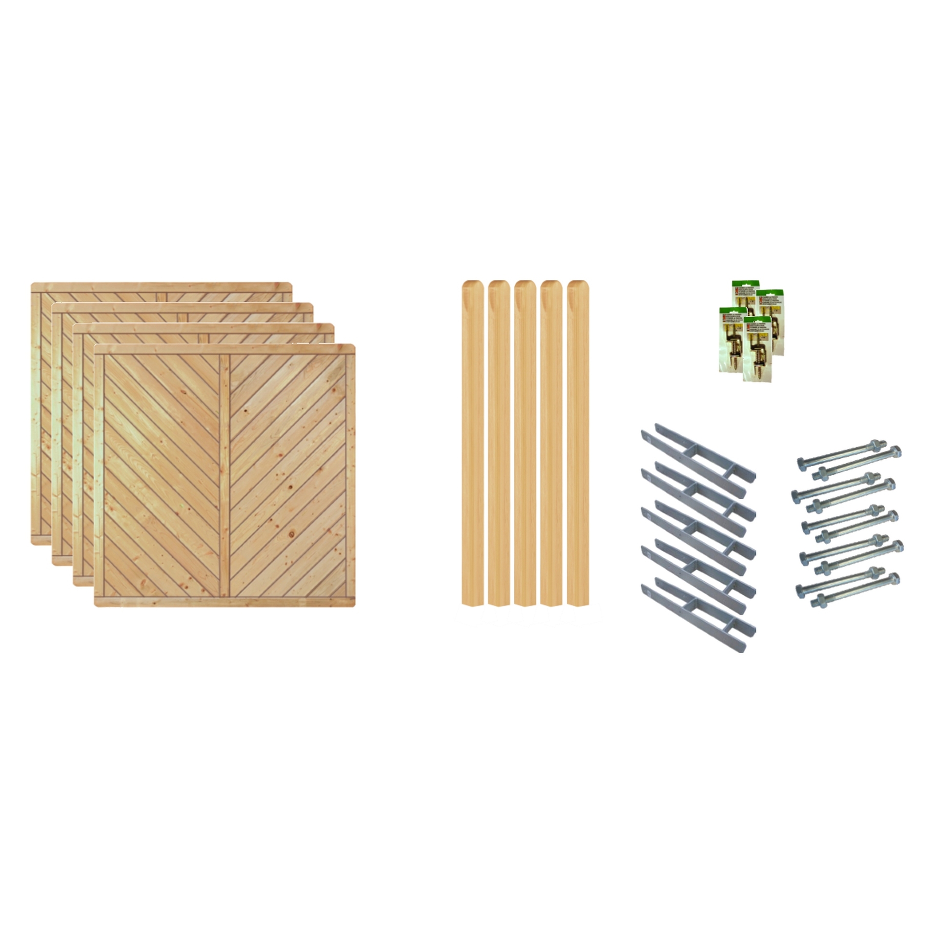 Sichtschutz Zaun-Set CHICAGO 1 Sichtschutz Zaun-Set CHICAGO