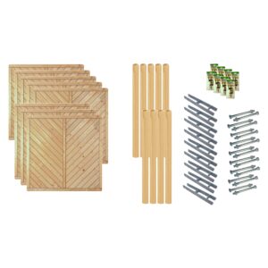 Sichtschutz Zaun-Set CHICAGO