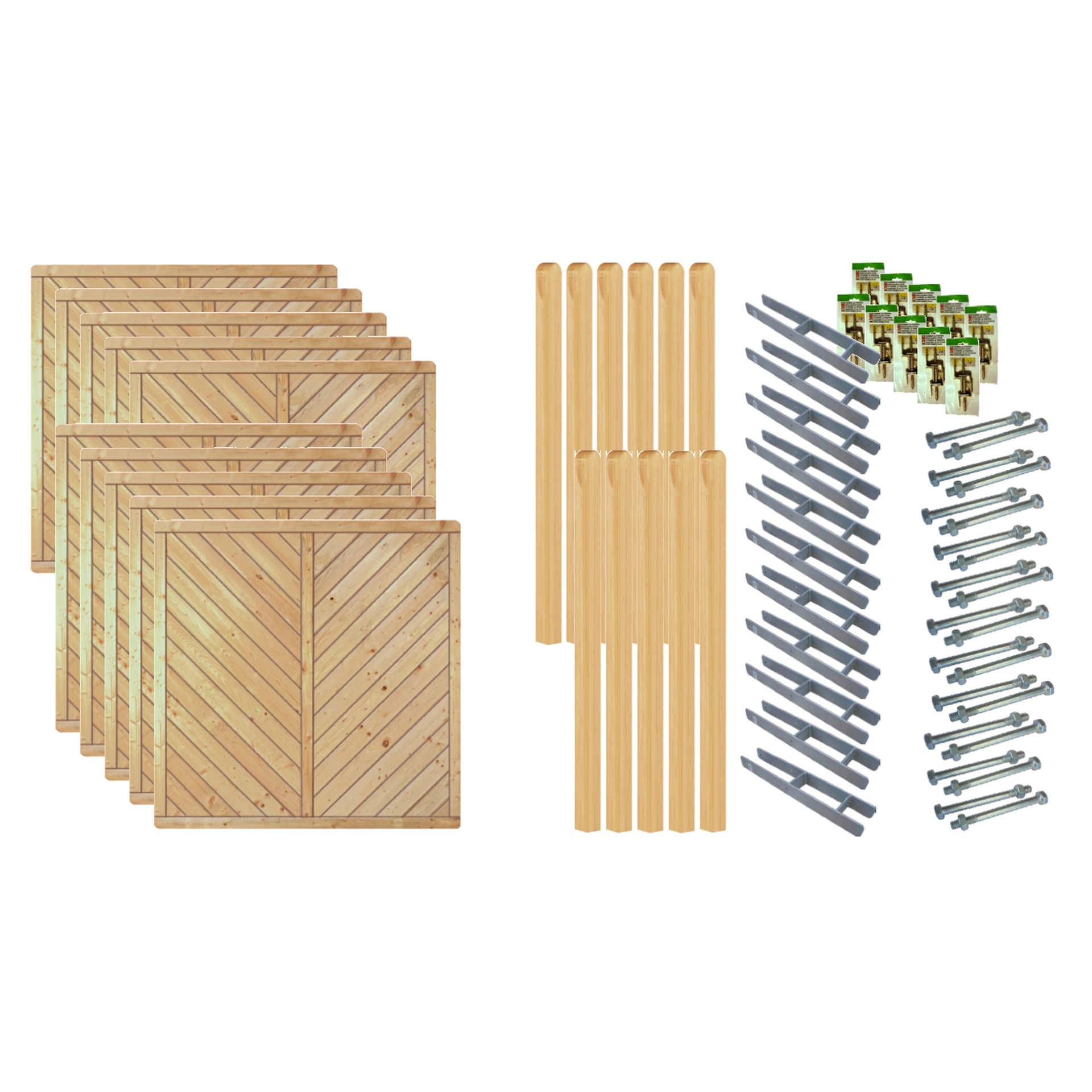 Sichtschutz Zaun-Set CHICAGO 1 Sichtschutz Zaun-Set CHICAGO