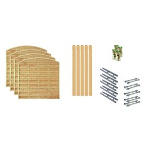 Sichtschutz Zaun-Set MADISON