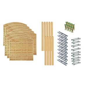 Sichtschutz Zaun-Set MADISON