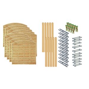 Sichtschutz Zaun-Set MADISON