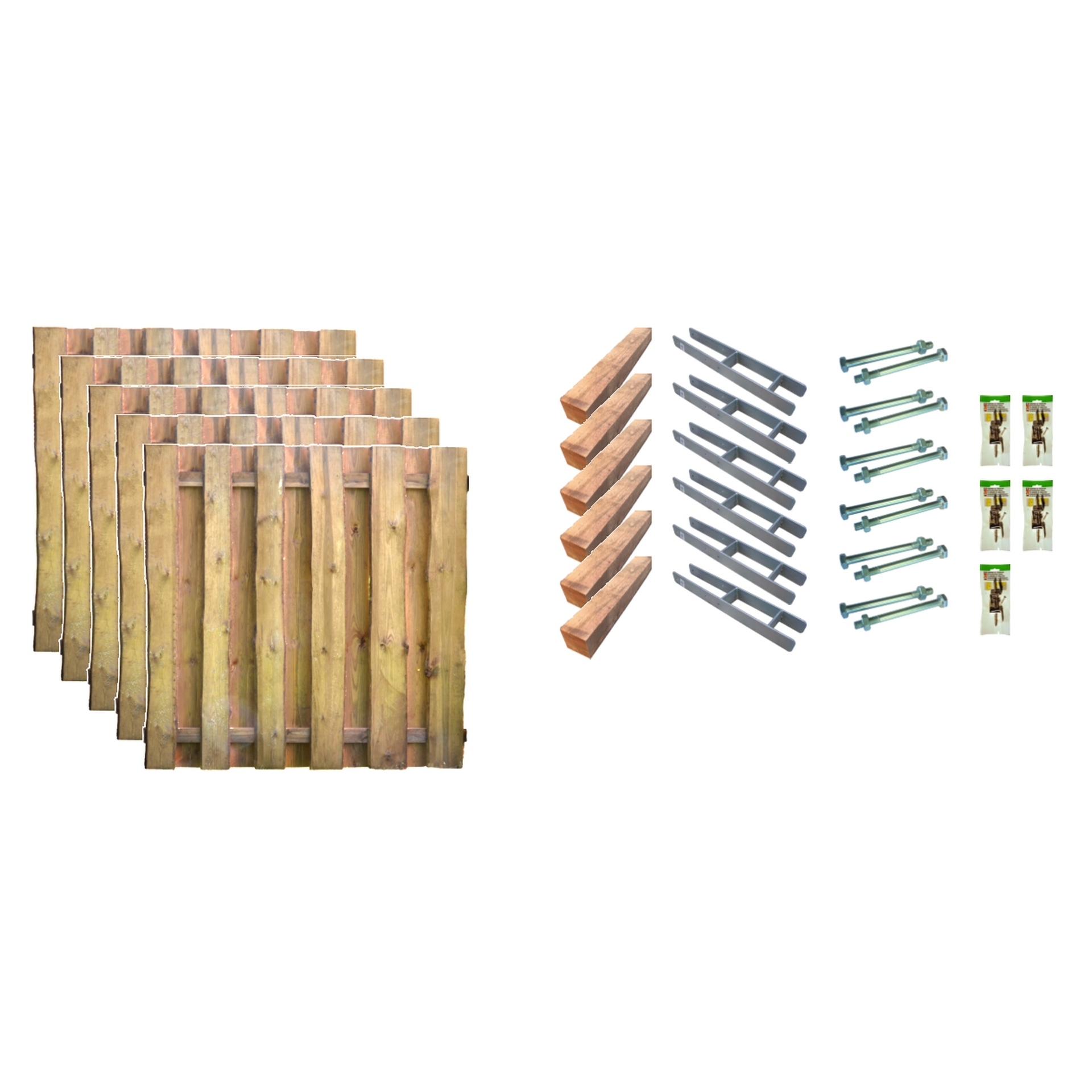 Sichtschutz Zaun-Set SEATTLE 1 Sichtschutz Zaun-Set SEATTLE