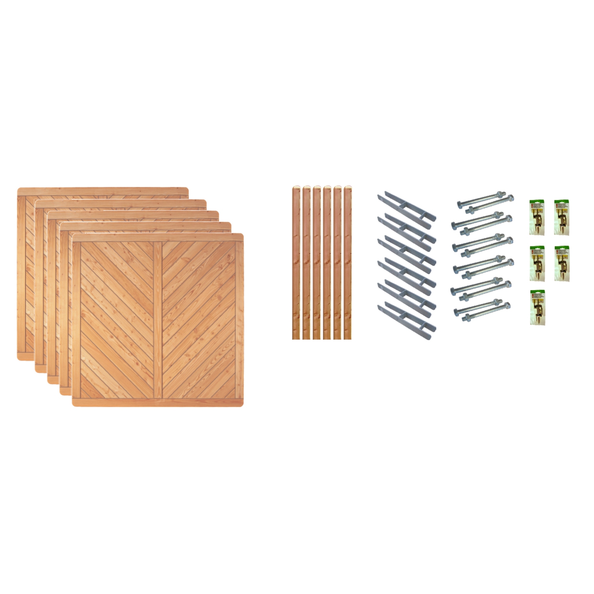 Sichtschutz Zaun-Set SPRINGFIELD 1 Sichtschutz Zaun-Set SPRINGFIELD