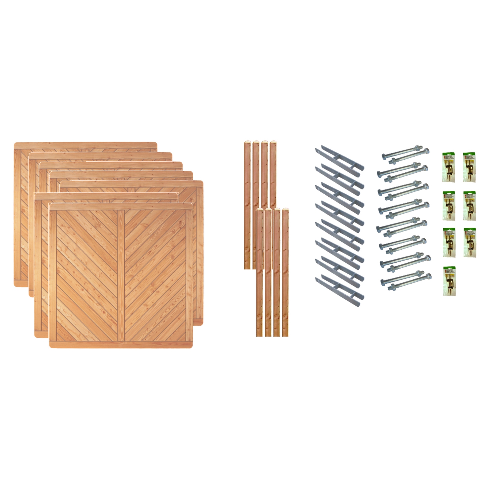 Sichtschutz Zaun-Set SPRINGFIELD 1 Sichtschutz Zaun-Set SPRINGFIELD