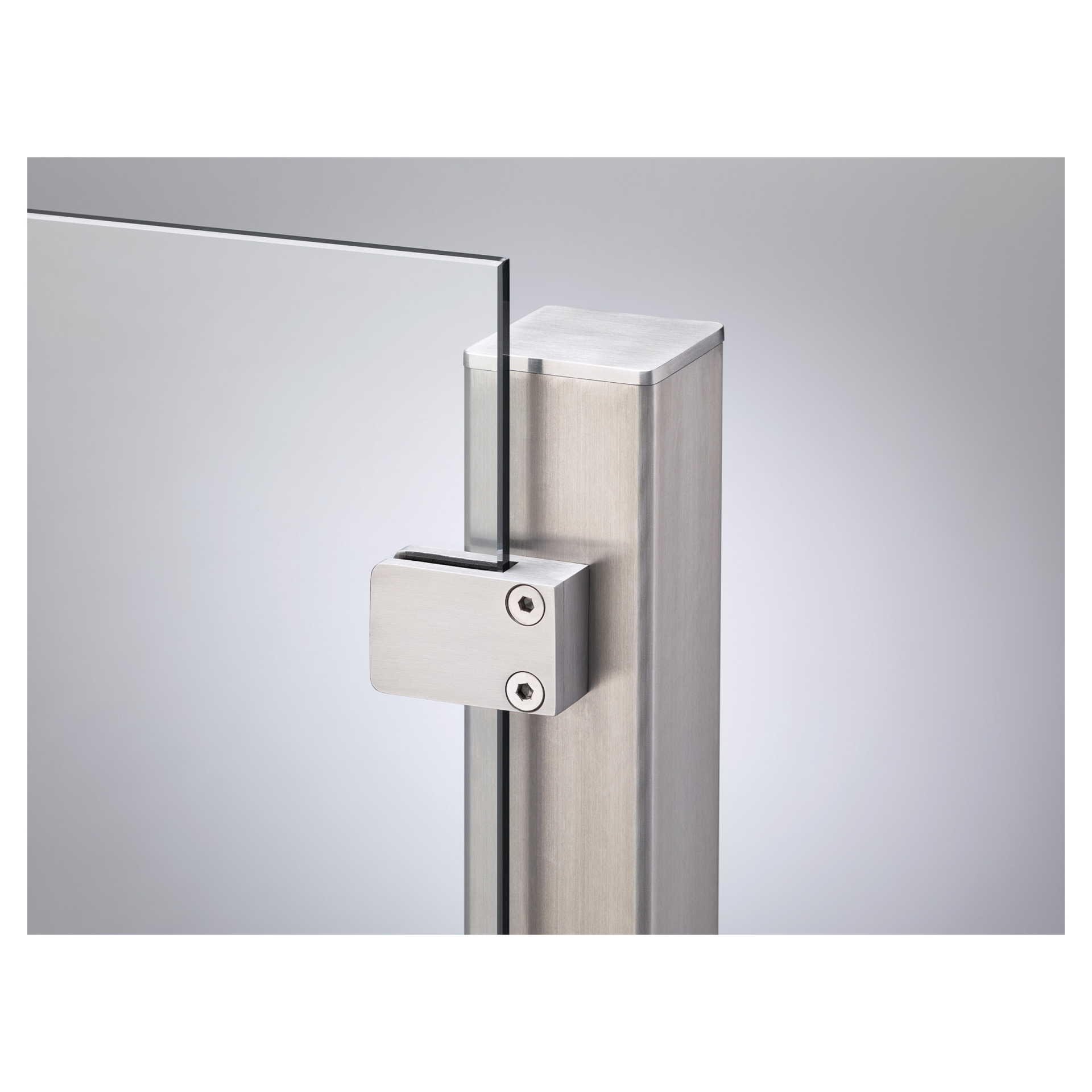 VETRO Endpfosten, Anfertigung zum Einbetonieren 1 VETRO Endpfosten, Anfertigung zum Einbetonieren