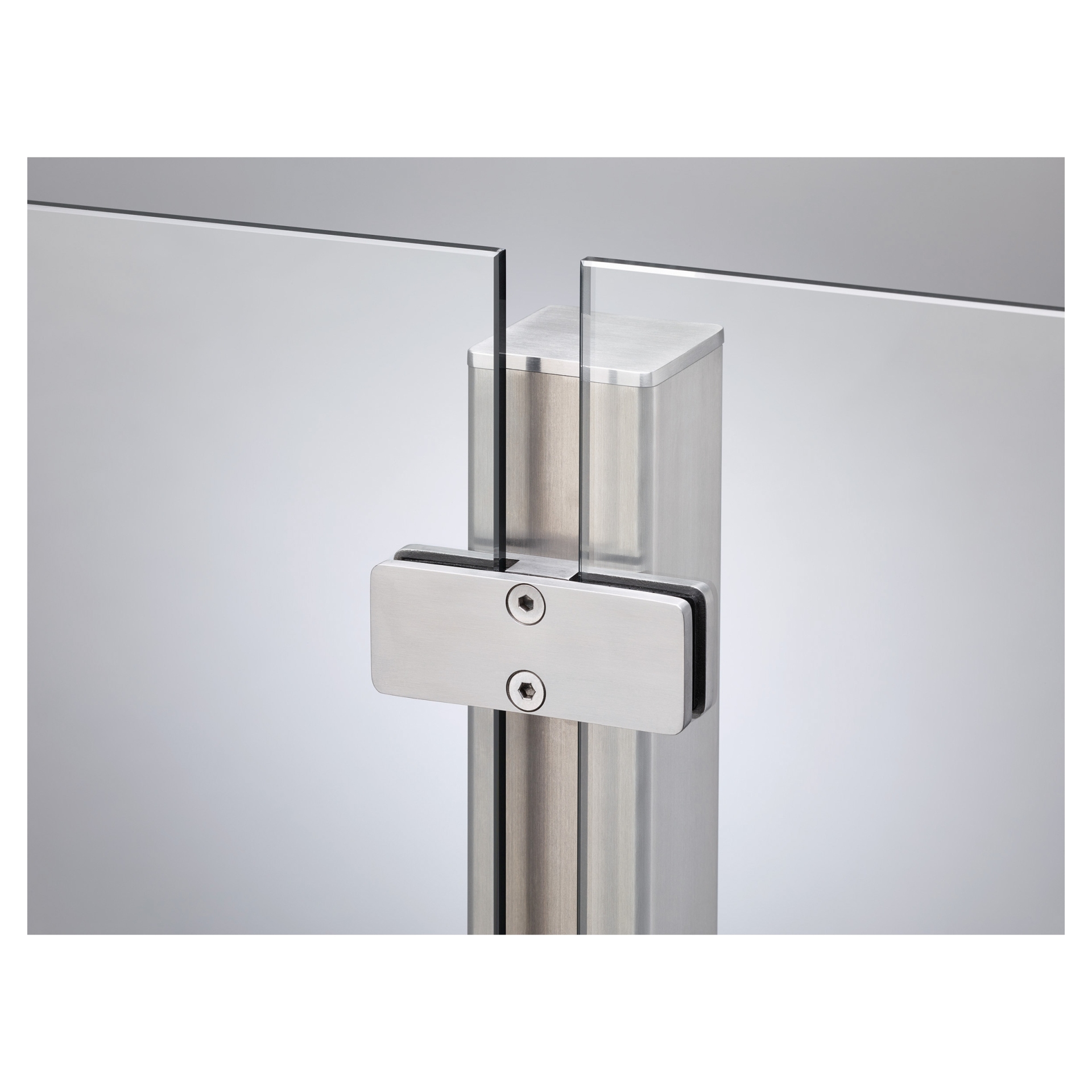 VETRO Mittelpfosten, Anfertigung zum Aufschrauben 1 VETRO Mittelpfosten, Anfertigung zum Aufschrauben