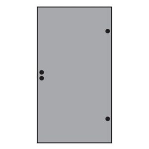 VETRO TÜR-Glasscheibe  987x1800 mm, Vollflächen