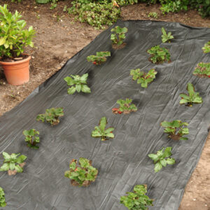 Unkrautfolie Schwarz 0,9X12m