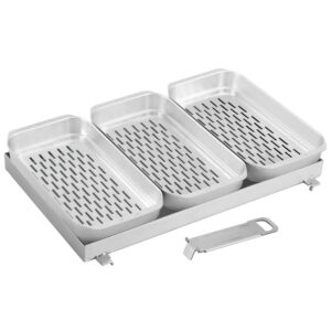 Edelstahl Pfanne + Körbe - Set Für Urban II/Explorer II