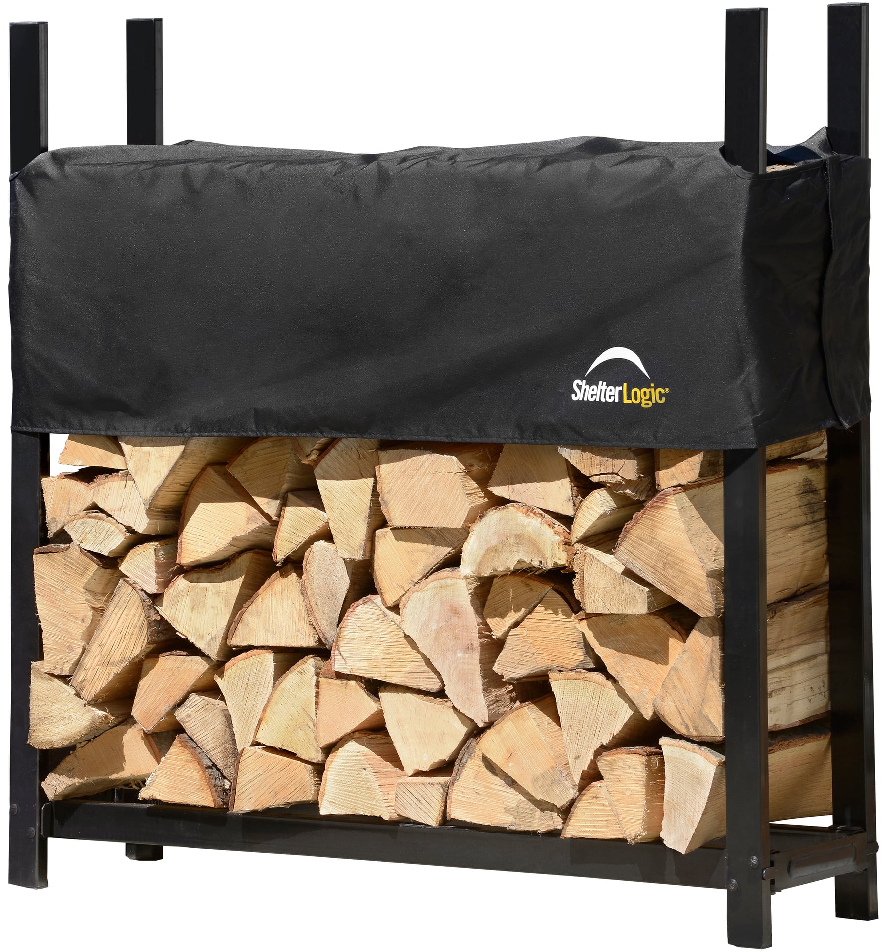 Kaminholzregal mit Cover 1 Kaminholzregal mit Cover