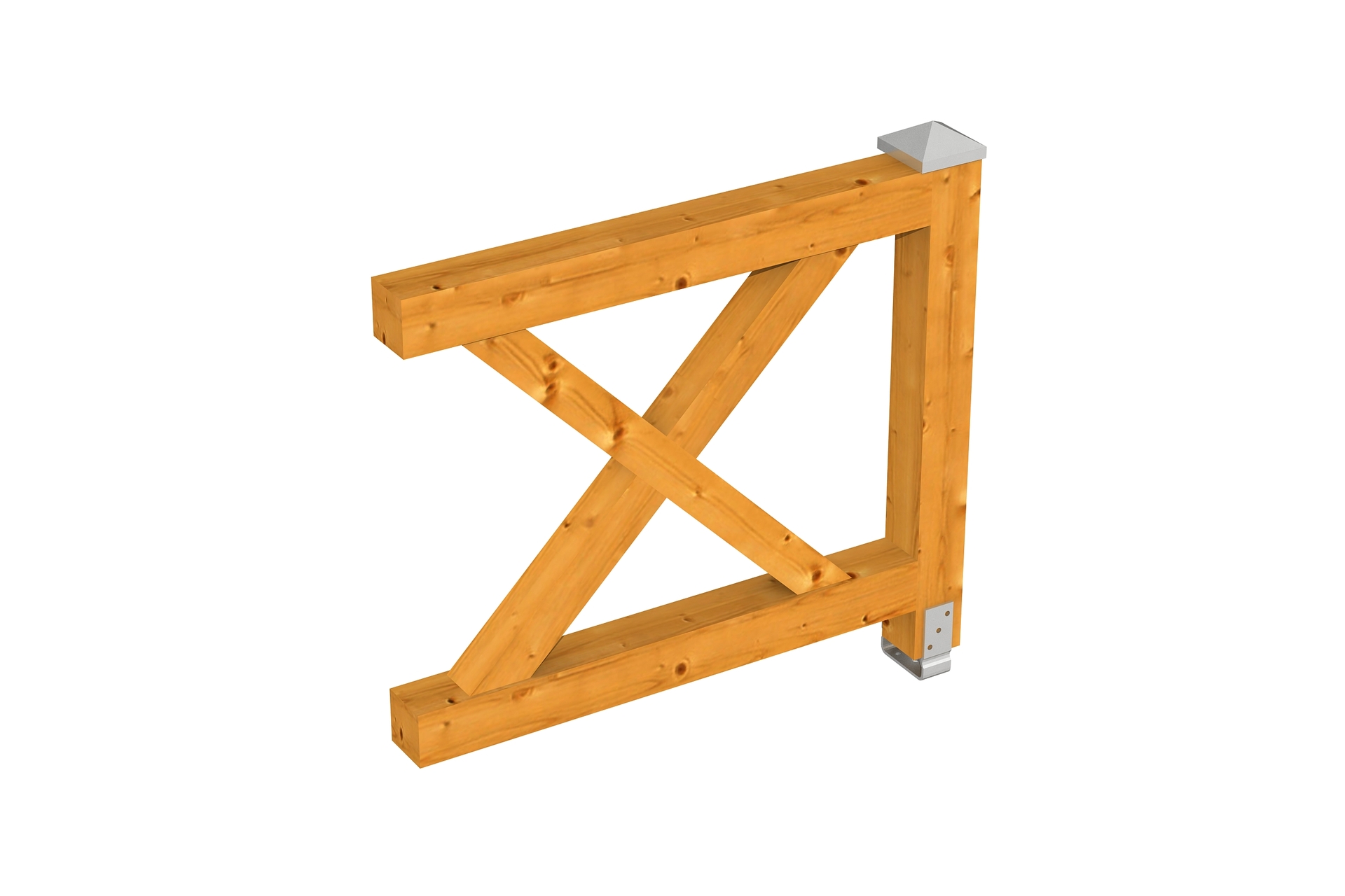 Brüstung Andreaskreuz 1 Brüstung Andreaskreuz